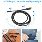 کابل تبدیل USB-C به AUX مدل GL090 طول 1 متر - Image 10