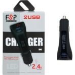 شارژر فندکی فست 2پورت FSP مدل C41C