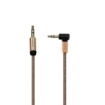 کابل AUX مدل فلزی فنری طول 1.2 متر - Image 2