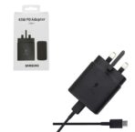 آداپتور و کابل شارژ اصلی 45 وات سامسونگ samsung A56 مدل 3پین - Image 3