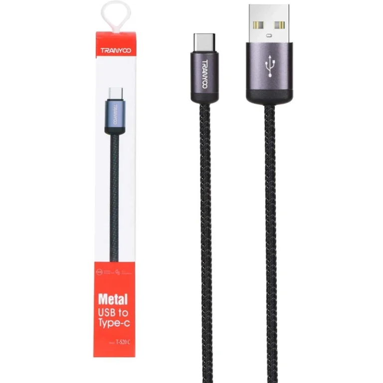 کابل تبدیل USB به USB-C ترانیو Tranyoo مدل T-S20C