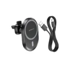 هولدر وایرلس گوشی موبایل بروفون مدل BH201 WIRELESS 15W - Image 7
