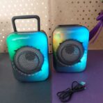 اسپیکر بلوتوثی قابل حمل گریت نایس Great nice مدل GTS-1867 + نور RGB - Image 5