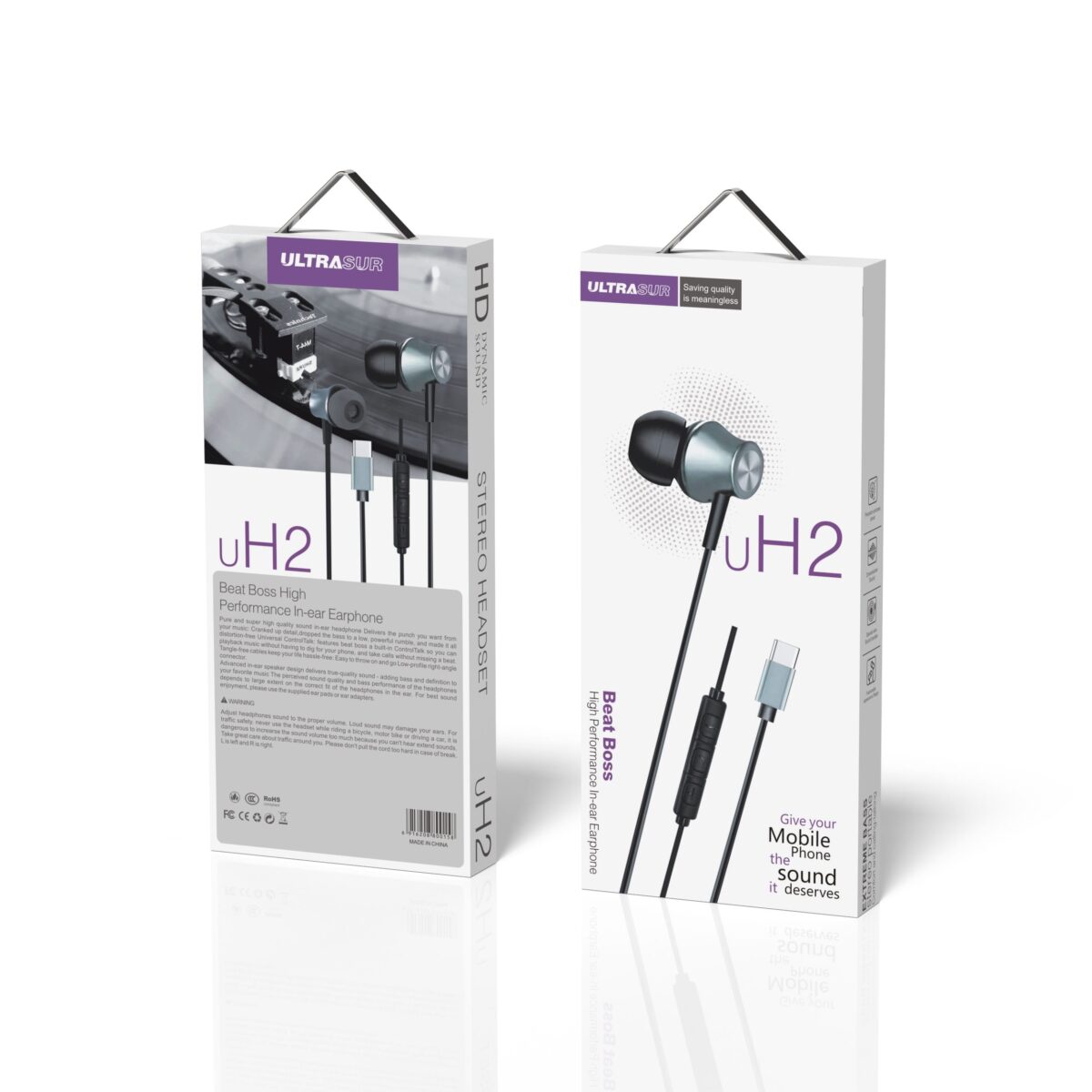 هندزفری اولتراسور ULTRASUR مدل U-H2 - Image 2