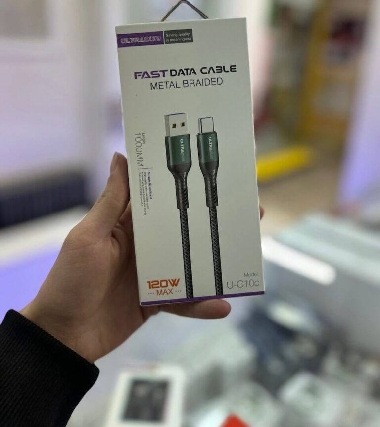 کابل شارژ فست شارژ تایپسی اولتراسور ultrasur مدل U-C10C با گارانتی 12 ماهه آسان توزیع