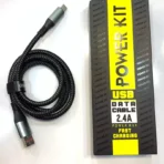 کابل شارژ 2 سر تایپسی POWER KIT مدل کنفی