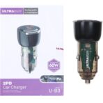 شارژر فندکی اولتراسور ULTRASUR مدل U-B3 htps://asantozi.com