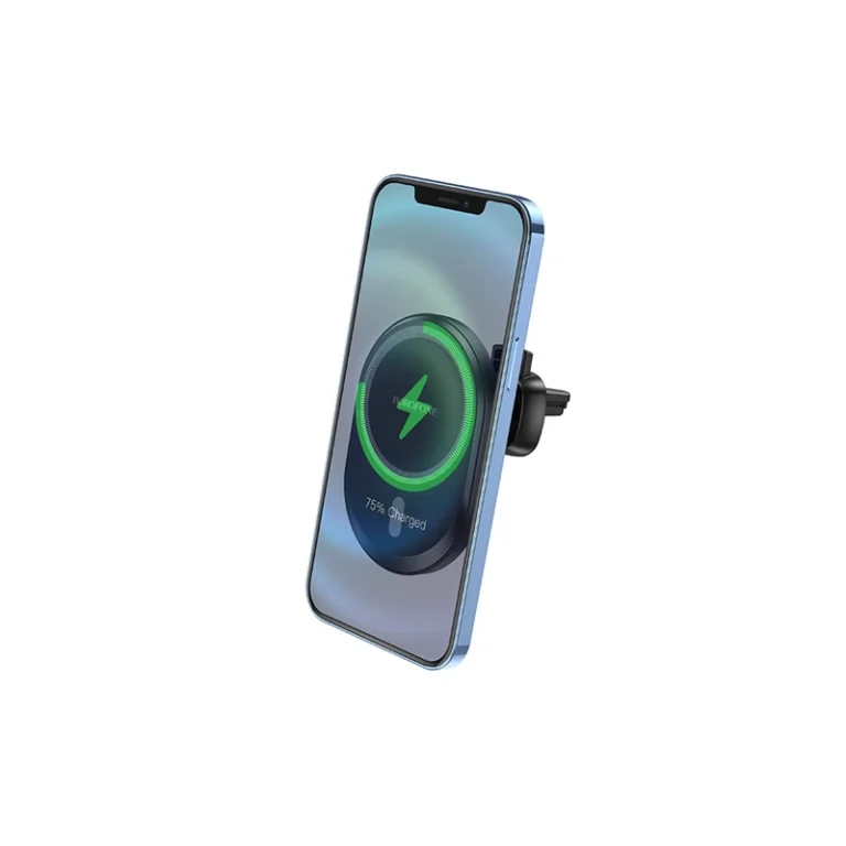 هولدر وایرلس گوشی موبایل بروفون مدل BH201 WIRELESS 15W