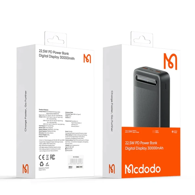 پاوربانک 30000 مک دودو مدل MC-391
