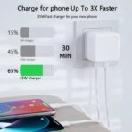 شارژر دیواری 35 وات اورجینال اپل مدل Dual Port USB-C - Image 5