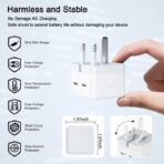 شارژر دیواری 35 وات اورجینال اپل مدل Dual Port USB-C - Image 9