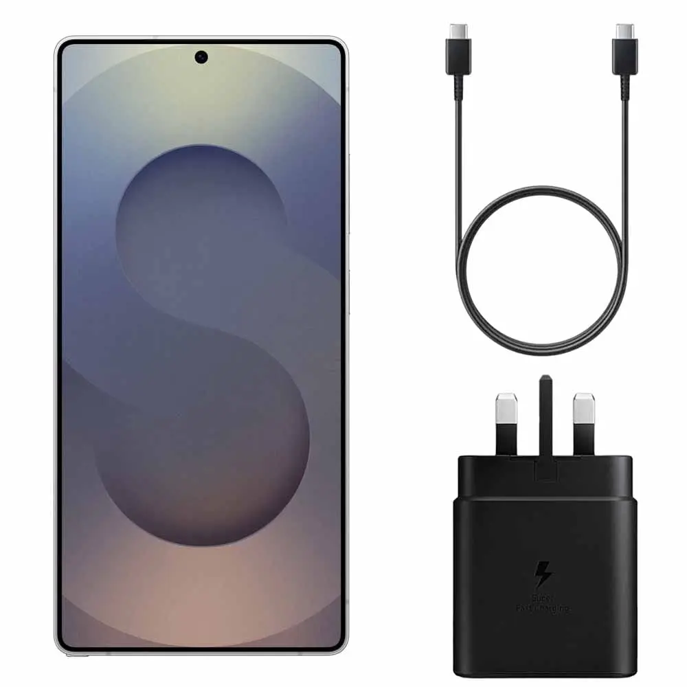 آداپتور شارژر 45 وات اورجینال سامسونگ به همراه کابل samsung galaxy s25fe با گارانتی 12 ماهه آسان توزیع