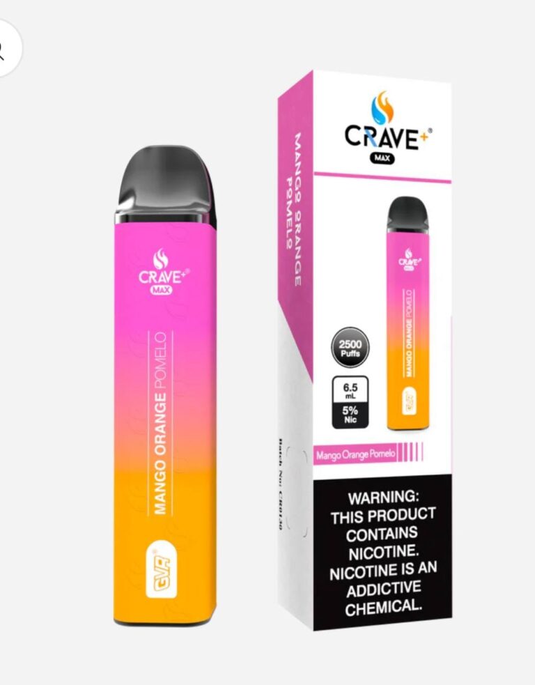 پاد 2500 پاف برند CRAVE MAX آسان توزیع https://asantozi.com