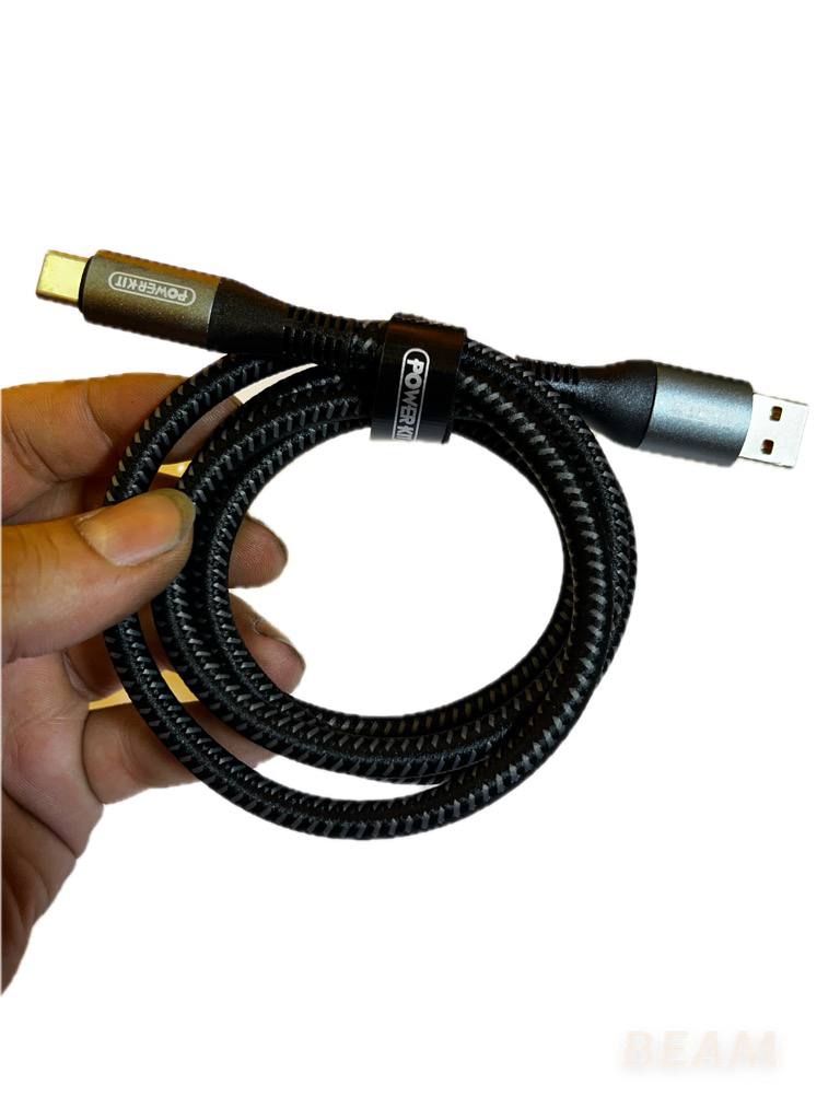 کابل شارژ USB به تایپسی POWER KIT مدل کنفی
