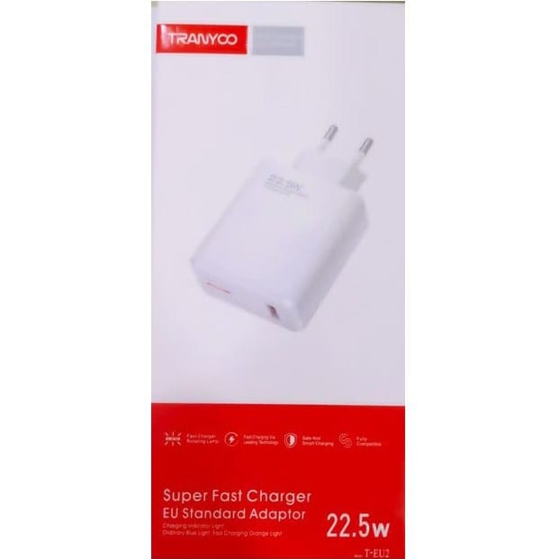 شارژر 22.5W ترانیو Tranyoo مدل T-EU2