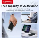 پاوربانک ترانیو Tranyoo مدل T-K17 با ظرفیت 20000 میلی آمپر