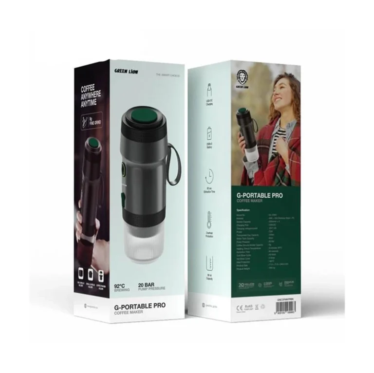قهوه ساز 60ml گرین لاین مدل G-PORTABLE PORO آسان توزیع https://asantozi.com