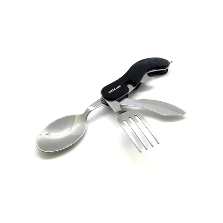 مجموعه قاشق و چنگال سفری گرین لاین مدل Cutlery Set آسان توزیع https://asantozi.com/