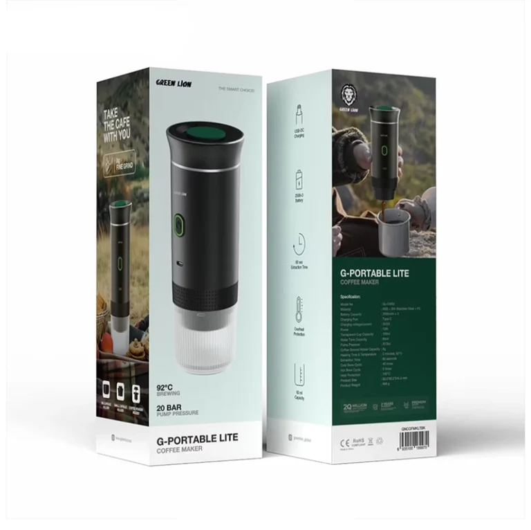 قهوه ساز 60ml گرین لاین مدل G-PORTABLE LITE آسان توزیع https://asantozi.com/