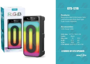 اسپیکر بلوتوثی GREAT NICE مدل Gts-1770