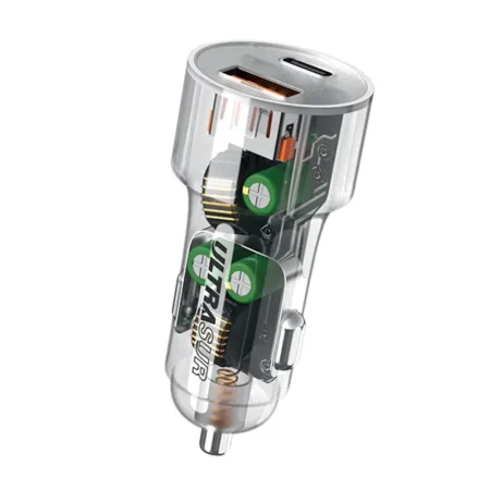 شارژر فندکی اولتراسور Ultrasur مدل U‑B5 https:.//asantozi.com