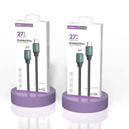 کابل شارژ Type-C to lightening اولتراسور ULTRASUR مدل U-C2L