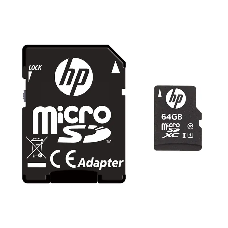 کارت حافظه MicroSDXC برند HP مدل Mi210 ظرفیت ۶۴ گیگابایت https://asantozi.com