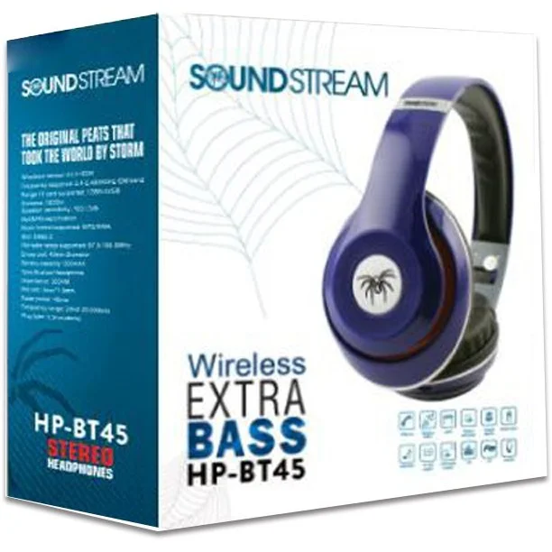 هدفون بی سیم ساند استریم مدل HP-BT45 https://asantozi.com/
