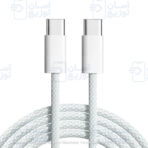 کابل شارژ اورجینال آیفون iphone سری 16 و 17 دوسر USB-C با گارانتی 12 ماهه آسان توزیع