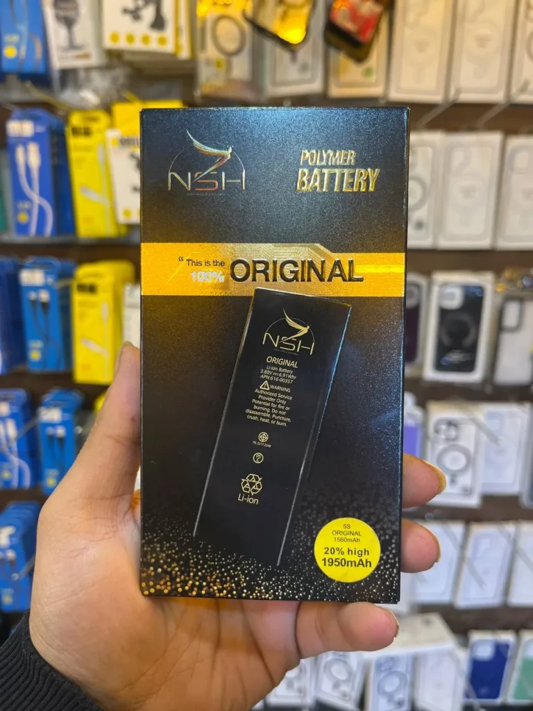 باتری اورجینال اپل مدل NSH آیفون 5S باظرفیت 1950 میلی آمپر با گارانتی 12 ماهه آسان توزیع