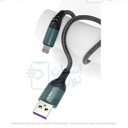 کابل شارژر آیفون USB به Lightening اولتراسور Ultrasur مدل U-C15i با گارانتی 12 ماهه آسان توزیع