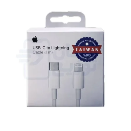 کابل شارژ اورجینال اپل مدل USB-C به lightening سری آیفون 13 و 14 ساخت تایوان1