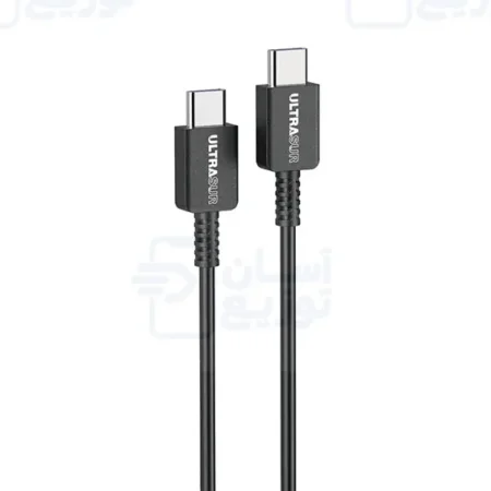 کابل شارژ دو سر تایپ سی اولتراسور Ultrasur مدل U-C11p با گارانتی 12 ماهه آسان توزیع