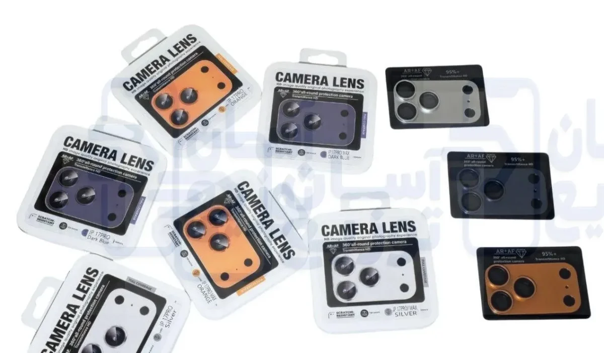 محافظ لنز دوربین یسره Camera Lens آیفون مدل 17Pro / 17 Pro Max