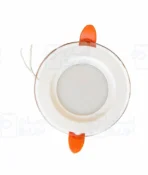 پنل ال ای دی 8 وات هالوژن آسانور ASANOOR مدل پنل گلس دور شیشه ای7