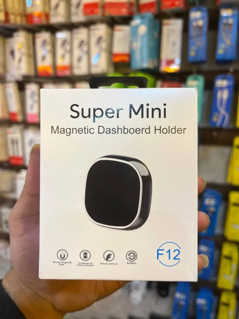هولدر مگنتی سوپر مینی super mini مدل F12 دارای 4 آهنربای قوی مناسب برای انواع گوشی موبایل5