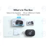 اسپیکر بلوتوثی قابل حمل انکر مدل Select 4 Go A31X1