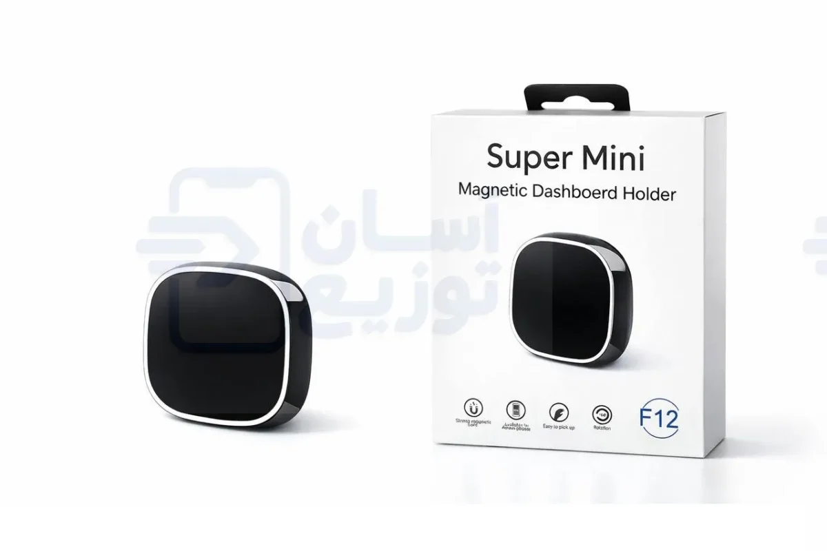 هولدر مگنتی سوپر مینی super mini مدل F12 دارای 4 آهنربای قوی مناسب برای انواع گوشی موبایل2