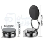 هولدر وکیوم مگسیف vacuume magsafe مدل CCT28 به همراه حلقه ی اضافی مگسیف و پد مستطح5
