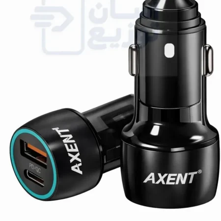 شارژر فندکی 48 وات 2خروجی اکسنت Axent مدل C01