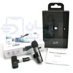 میکروفون یقه ای بی سیم مدل K8 تایپ سی + لایتنینگ4