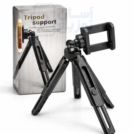 سه پایه نگهدارنده گوشی موبایل و دوربین و مونوپاد مدل tripod support مناسب برای فیلمبرداری و تولید محتوا10