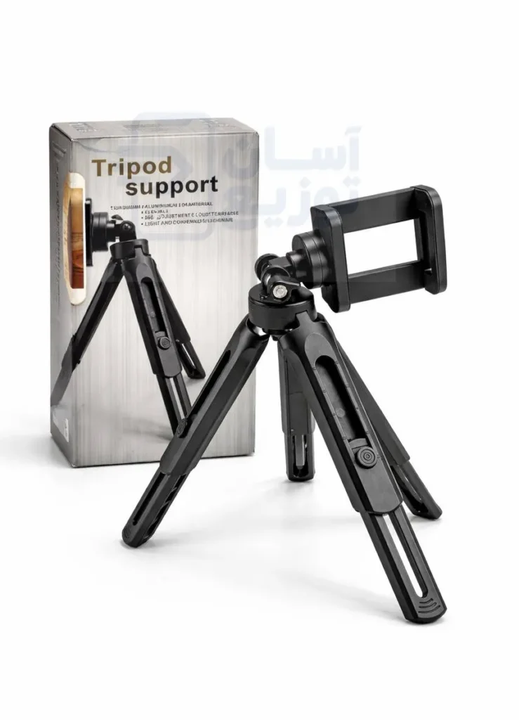 سه پایه نگهدارنده گوشی موبایل و دوربین و مونوپاد مدل tripod support مناسب برای فیلمبرداری و تولید محتوا10