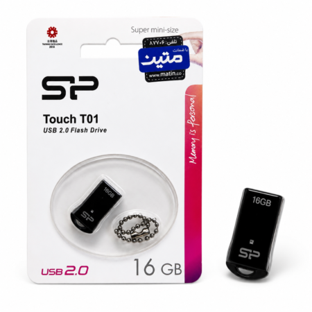 فلش مموری سیلیکون پاور Silicon Power مدل Toch T01 - USB 2.0 حافظه 16 گیگابایت