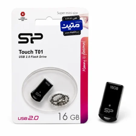 فلش مموری سیلیکون پاور Silicon Power مدل Toch T01 - USB 2.0 حافظه 16 گیگابایت