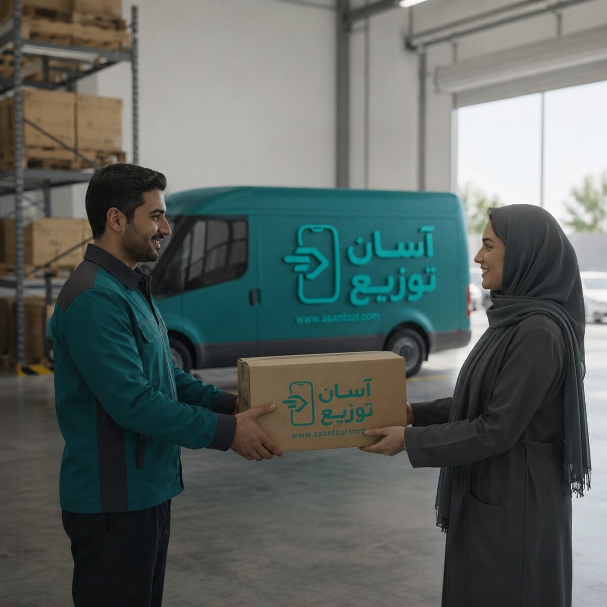 آسان توزیع asantozi ارسال سریع