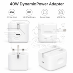 آداپتور 40 وات اصلی اپل apple original adaptor 40W dynamic
