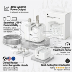 آداپتور 40 وات اصلی اپل apple original adaptor 40W dynamic