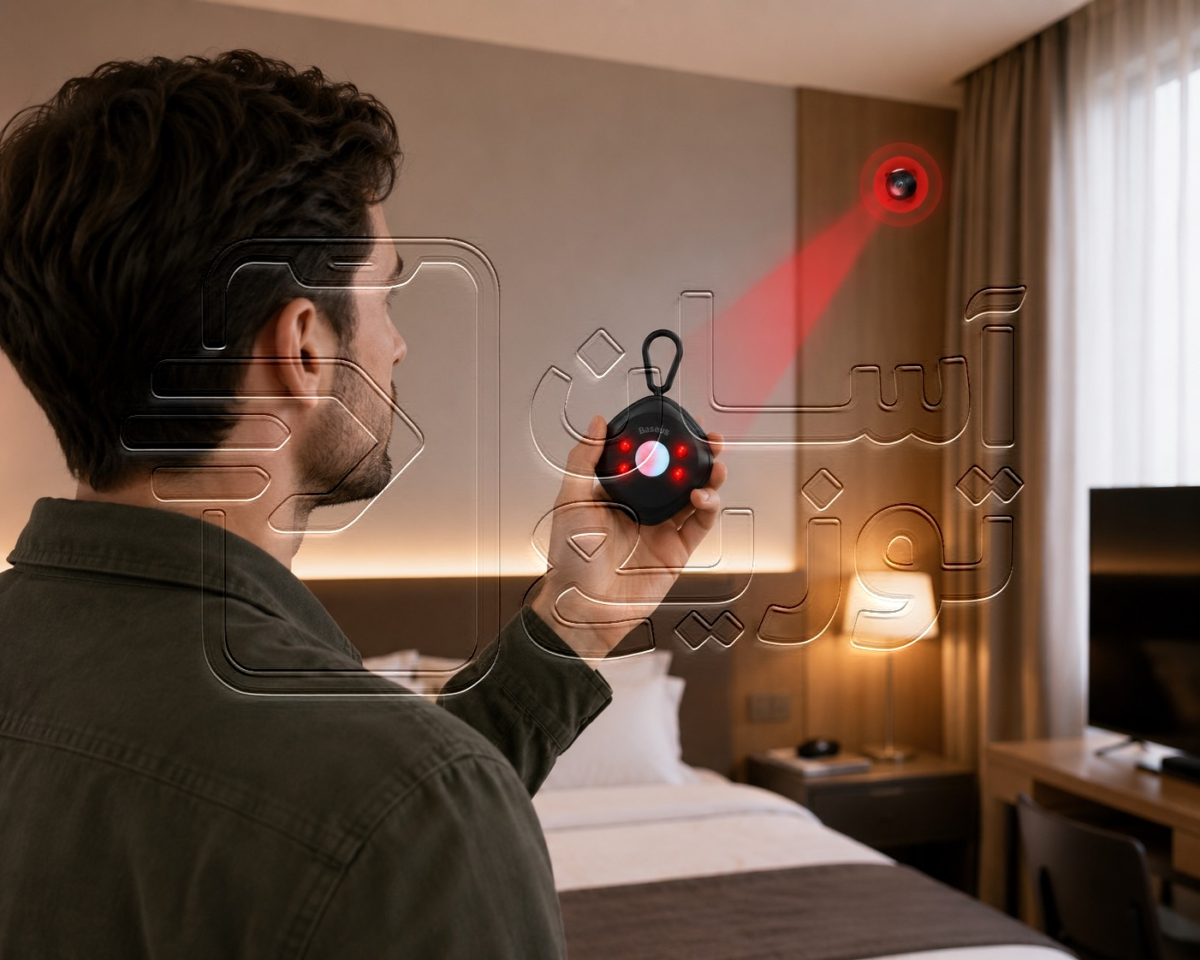 دوربین یاب شارژی بیسوز baseus مدل HEYO CAMERA DETECTOR asantozi آسان توزیع