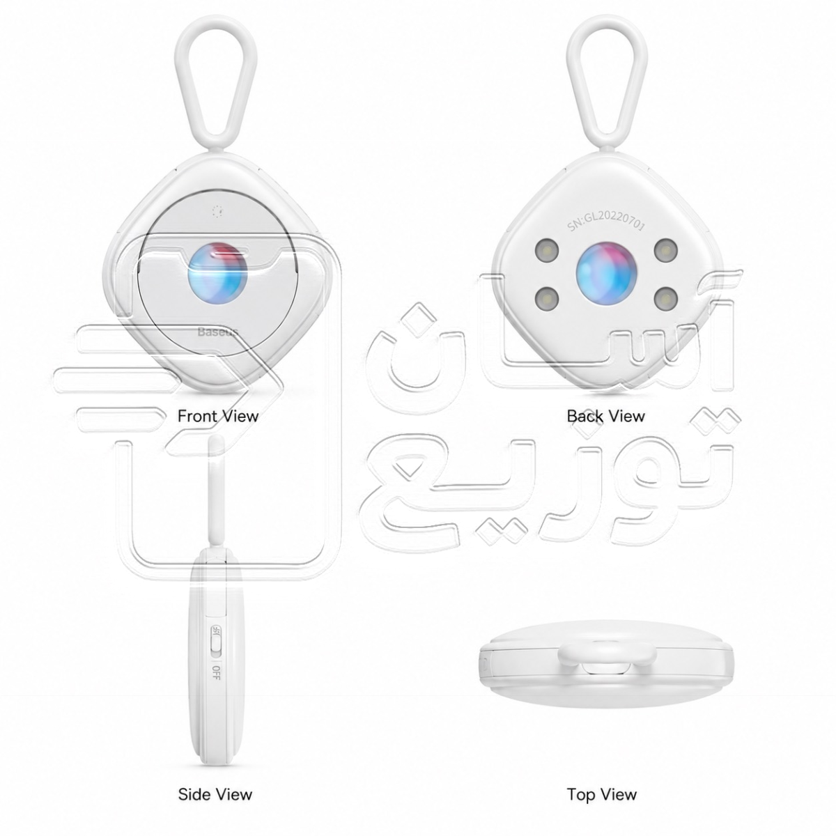 دوربین یاب شارژی بیسوز baseus مدل HEYO CAMERA DETECTOR asantozi آسان توزیع